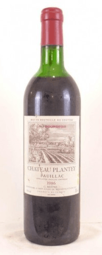 1986 - pauillac - château plantey cru bourgeois