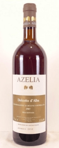 1987 - dolcetto d'alba - azella