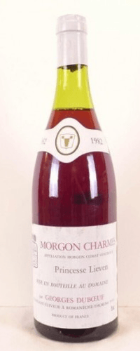 1982 - morgon charmes - georges duboeuf princesse lieven