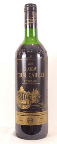 1986 - bordeaux - château tour caillet