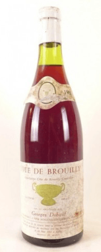 1981 - côte de brouilly - georges duboeuf la coupe diriet (collerette usée)