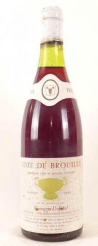 1981 - côte de brouilly - georges duboeuf la coupe diriet