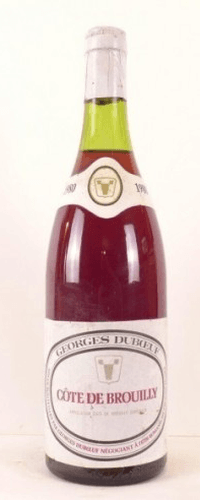 1980 - côte de brouilly - georges duboeuf