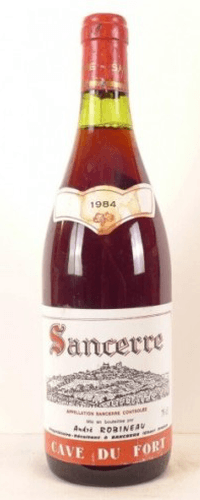1984 - sancerre - andré robineau cave du fort (collerette tâchée)