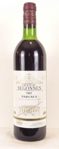 1982 - margaux - château segonnes