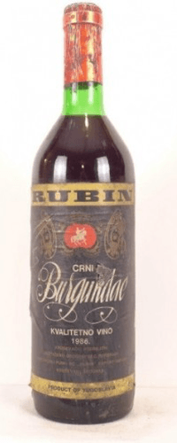 1986 - rubin crni burgundac (pinot noir)