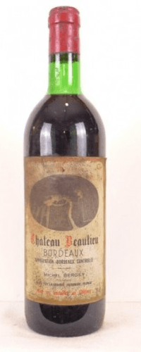 1979 - bordeaux - château beaulieu (étiquette sale)
