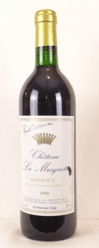 1990 - bordeaux - château la musquette savour club paul bocuse