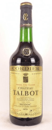 1970 - saint-julien - château talbot grand cru classé