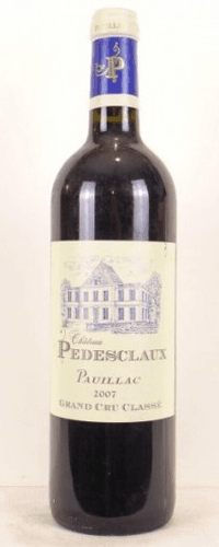 2007 - pauillac - château pédesclaux grand cru classé