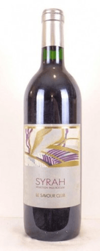 années 90 - vin de pays d'oc - savour club paul bocuse syrah (non millésimé années 1990 à 20000)
