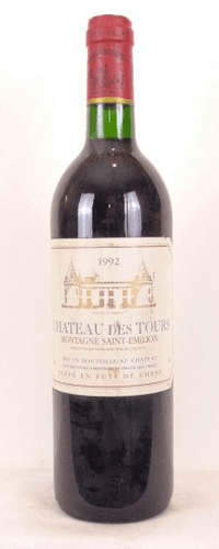 1992 - montagne saint-émilion - château des tours fût de chêne
