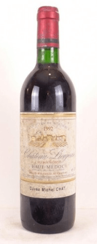 1992 - haut-médoc - château lieujean cru bourgeois