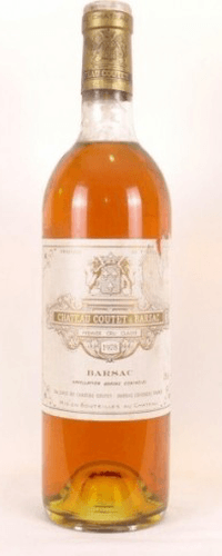 1978 - sauternes - château coutet à barsac granc cru classé (b1)