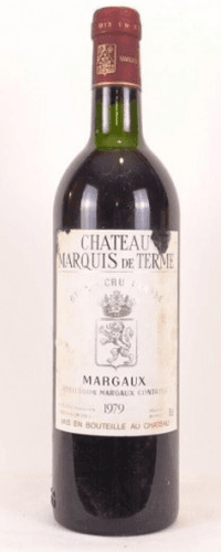 1979 - margaux - château marquis de terme grand cru classé