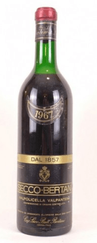 1967 - valpolicella - secco-bertani valpantena
