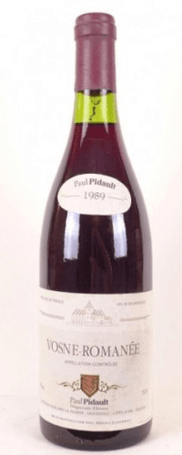 1989 - vosne-romanée - paul pidault château philippe le hardi
