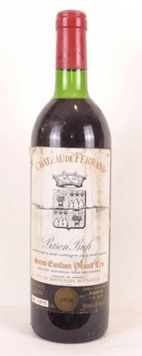 1980 - saint-émilion - château de ferrand baron bich grand cru