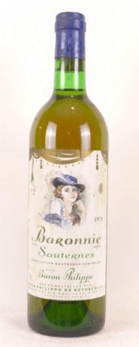 1978 - sauternes - la bergerie baron philippe de rothschild