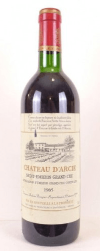 1985 - saint-émilion - château d'arcie grand cru