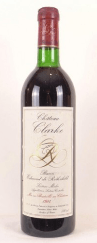 1984 - listrac - château clarke baron edmond de rothschild