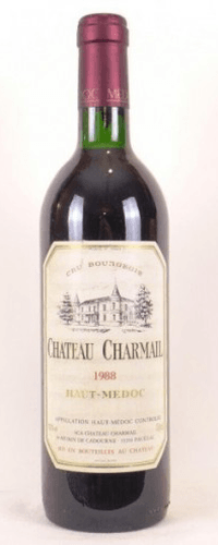 1988 - haut-médoc - château charmail cru bourgeois