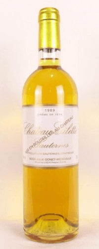 1989 - sauternes - château gilette crème de tête