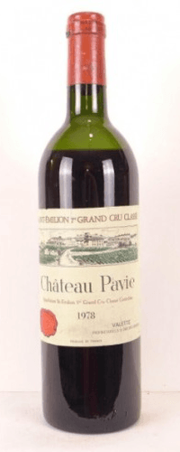 1978 - saint-émilion - château pavie premier grand cru classé (capsule abîmée)