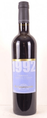 1992 - banyuls - chapoutier 50 cl - VD rouge - roussillon