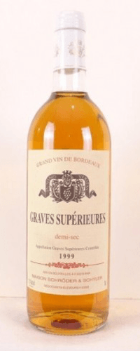 1999 - graves supérieures - schroder et schyler demi-sec