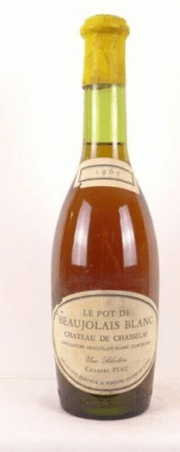 1965 - beaujolais blanc - charles piat château de chasselas 50 cl