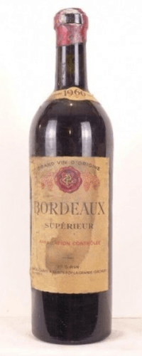 1960 - bordeaux supérieur - ets pesin (capsule accro)