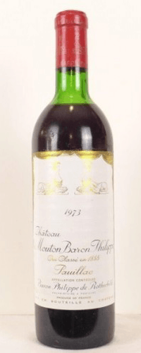 1973 - pauillac - château mouton baron philippe de rothschild grand cru classé
