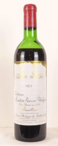 1973 - pauillac - château mouton baron philippe de rothschild grand cru classé (b2)