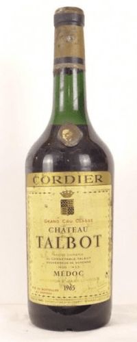 1965 - saint-julien - château talbot grand cru classé