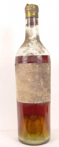 années 1890 à 1920 - haut-sauternes - boussay cru lamothe (étiquette illisible bouteille soufflée)