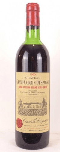 1980 - saint-émilion - château grand corbin-despagne grand cru classé