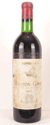 1969 - bordeaux - mouton-cadet baron philippe de rothschild