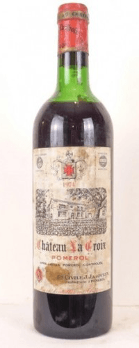 1974 - pomerol - château la croix