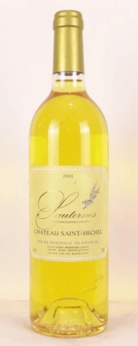 2001 - sauternes - château saint-michel