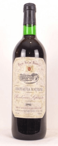 1990 - bordeaux supérieur - château la maçonne