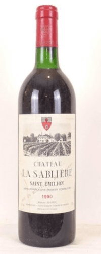 1990 - saint-émilion - château la sablière