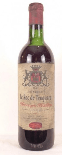 1961 - saint-georges saint-émilion - château le roc de troquard