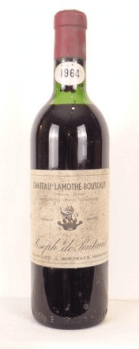 1964 - graves - château lamothe-bouscaut