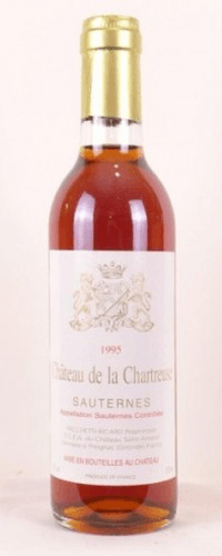 1995 - sauternes - château de la chartreuse 37 cl