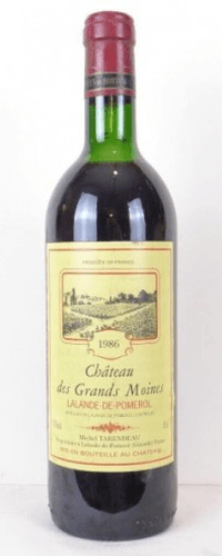 1986 - lalande de pomerol - château les grands moines
