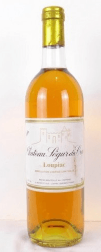 1988 - loupiac - château ségur du cros