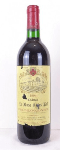 1994 - saint-émilion - château la rose côtes rol grand cru (étiquette accro)
