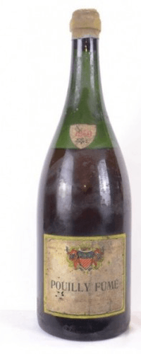 1949 - pouilly-fumé - coopérative négoce xxx (soufflée) magnum 150 cl