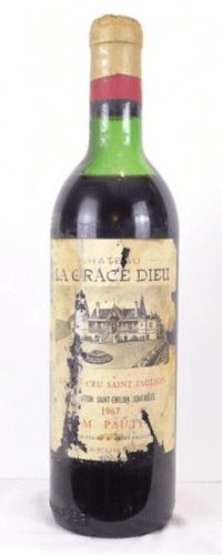 1967 - saint-émilion - château la grâce dieu grand cru